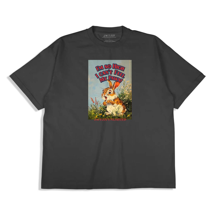 JACUZZI STORYBOOK GARMENT DYE PREMIUM T-SHIRT BLACK L