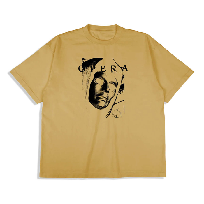 OPERA WATCHING GARMENT DYE PREMIUM T-SHIRT GOLDEN GLOW L