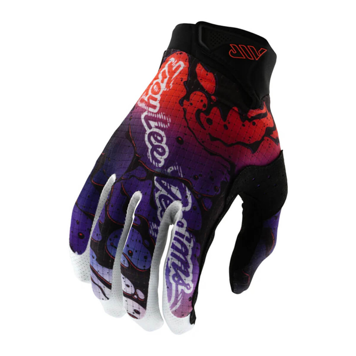 TROY LEE DESIGNS YOUTH AIR GLOVE DRIP BLACK / PURPLE L