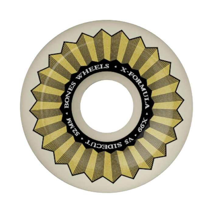 BONES X-FORMULA 52MM SIDECUTS V5 99A OFF WHITE 52MM