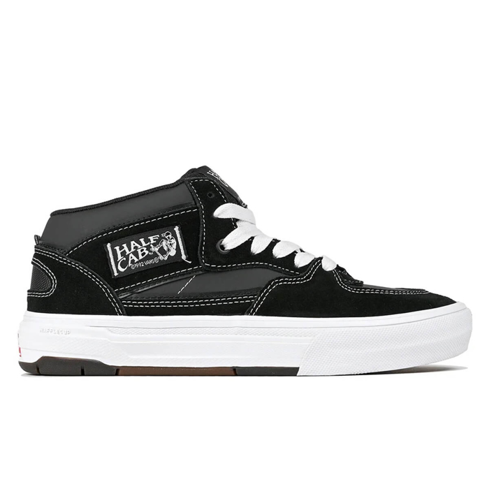 VANS SKATE HALF CAB WAFFLECUP BLACK/WHITE 42