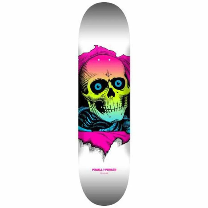 POWELL RIPPER LIME FADE 249 K20 WHITE 8.5" DECK WHITE 8.5"