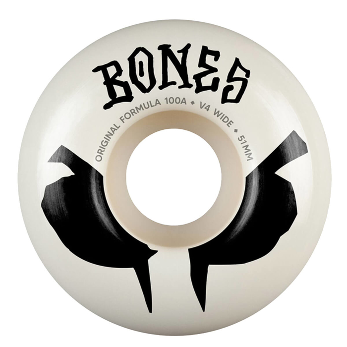 BONES ORIGINAL FORMULA 54MM WIDES V4 100A WHITE 54MM