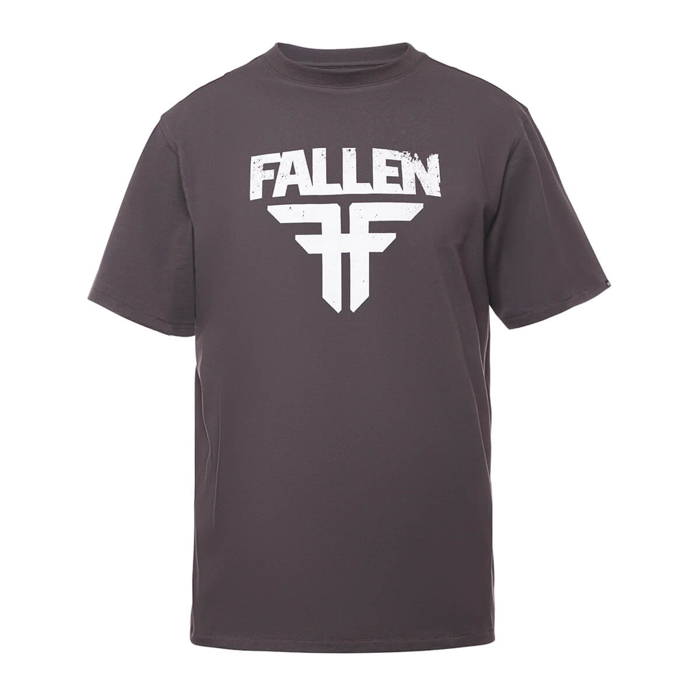 FALLEN INSIGNIA T-SHIRT IRON/WHITE M