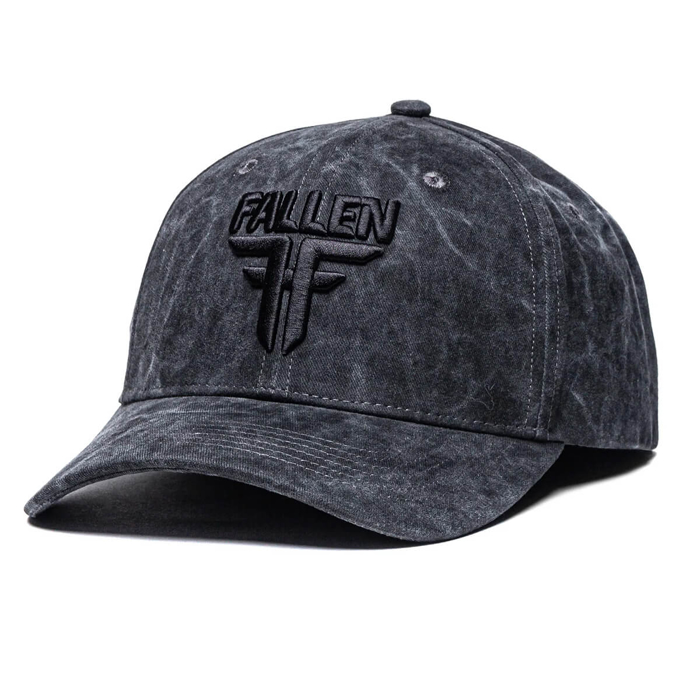 FALLEN INSIGNIA CURVE BLACK ENZYM/BLACK UNI
