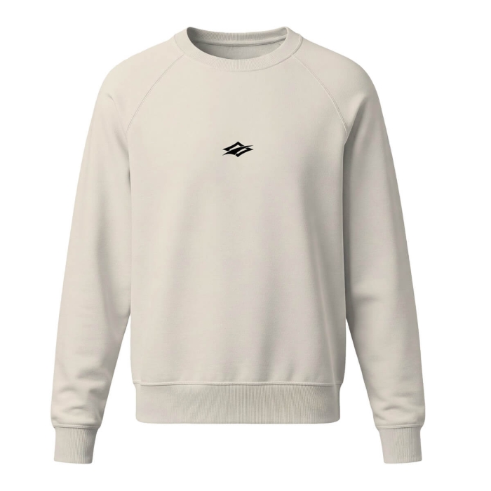 NAISH BRAND SWEATER CREW OFF WHITE M
