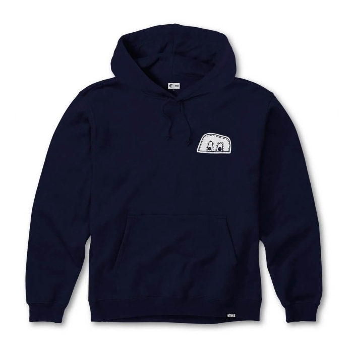 ETNIES ETNIES X FOS HOODIE PULLOVER NAVY/WHITE M