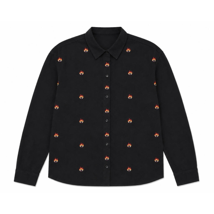 VOLCOM FA OZZY LS SHIRT BLACK XS