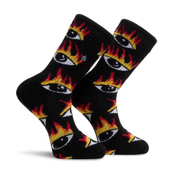 VOLCOM FA OZZY SOCK II BLACK UNI