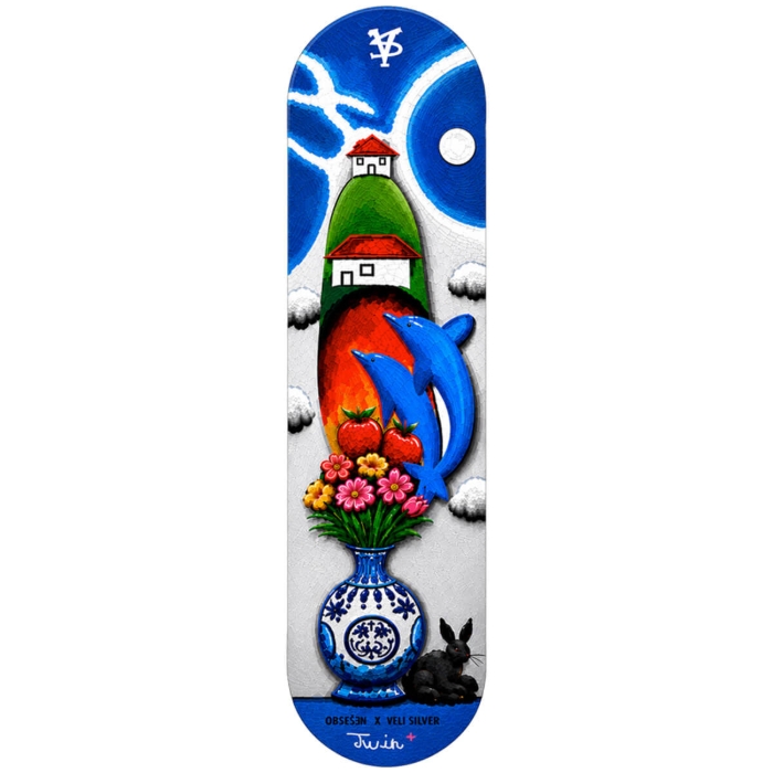 OBSESSION VELI TWIN FLOWERS II PM 8.5" DECK 8.5"