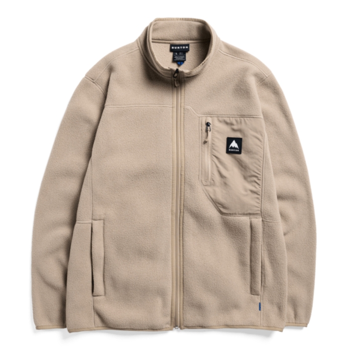 BURTON CINDER FULL-ZIP FLEECE SUMMIT TAUPE M