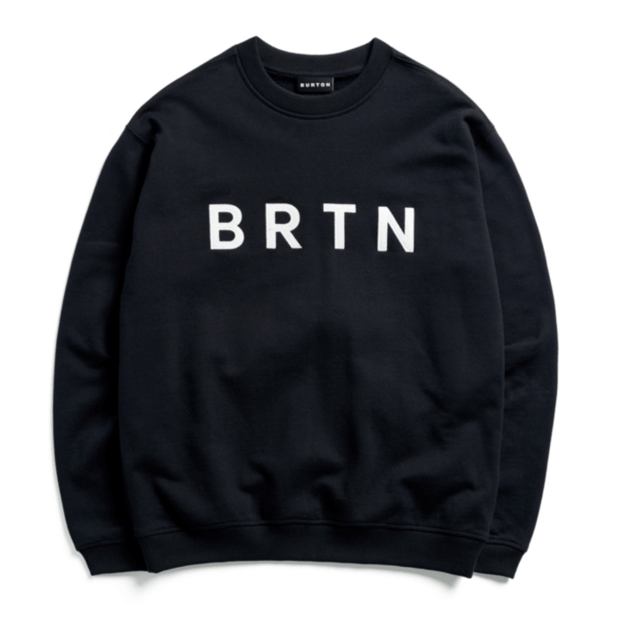 BURTON BRTN CREWNECK SWEATSHIRT TRUE BLACK XXL