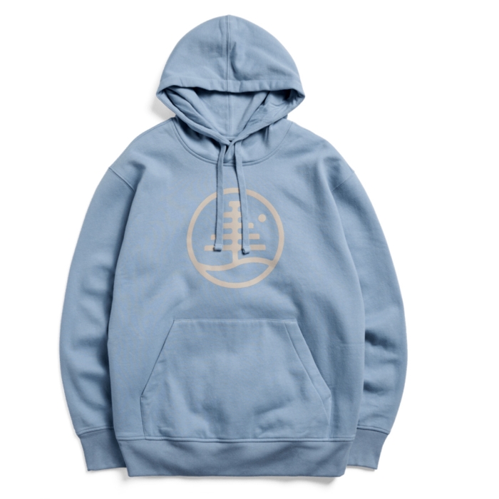 BURTON FAMILY TREE HOODIE PULLOVER AIRSTREAM BLUE S