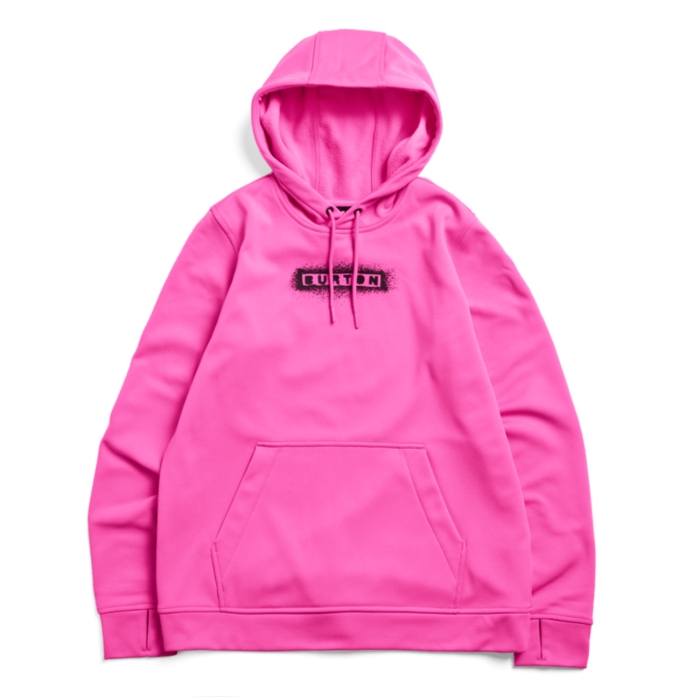 BURTON W OAK HOODIE PULLOVER SHOCKWAVE PINK S
