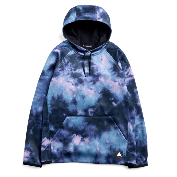 BURTON W CROWN WEATHERPROOF FLEECE PULLOVER CRYSTAL DYE S