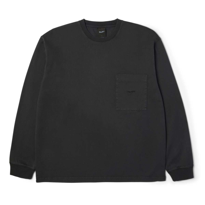 HUF 89 HEAVYWEIGHT LS KNIT TOP ANTHRACITE XL