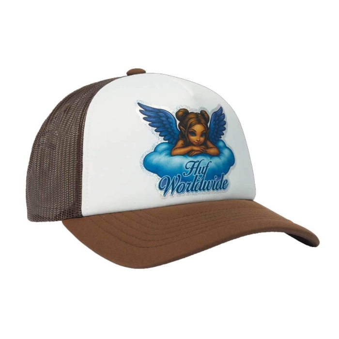 HUF BLISS TRUCKER HAT BROWN UNI