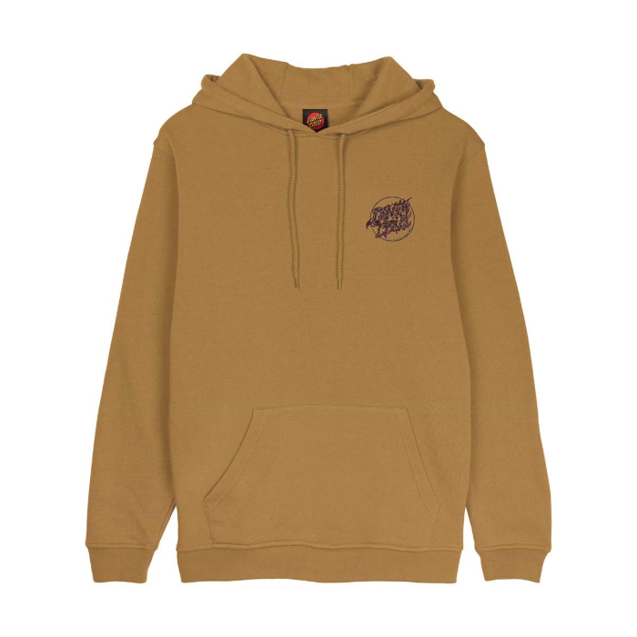 SANTA CRUZ SCOURGE DOT HOOD PULLOVER BRONZE M