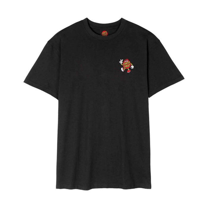 SANTA CRUZ DOT DUDES T-SHIRT BLACK S