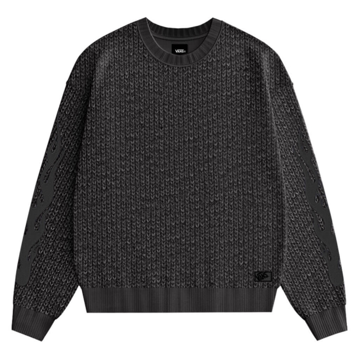 VANS BARRETT CREW SWEATER BLACK L
