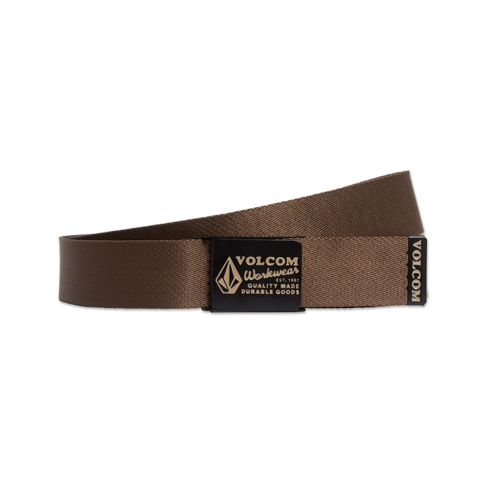 VOLCOM WORKWEAR WEB BELT BROWN UNI