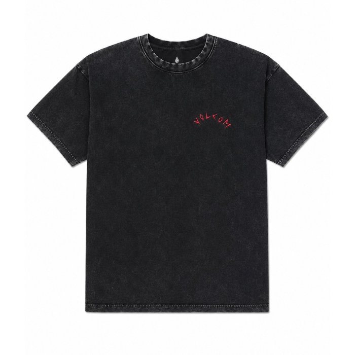 VOLCOM WRONG ANGEL T-SHIRT LIGHT ACID BLACK S