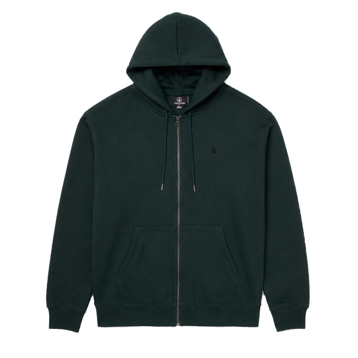 VOLCOM SINGLE STONE ZIP HOODIE PULLOVER SCARAB XXL