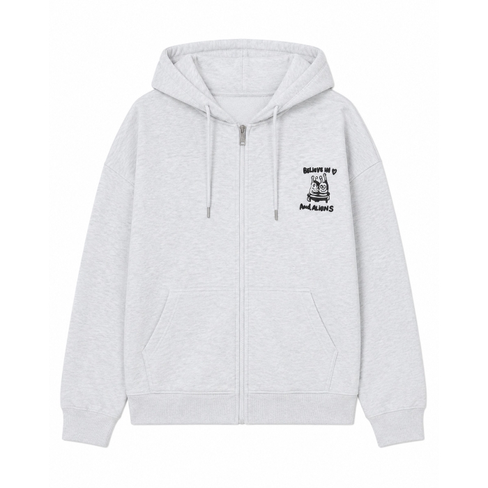 VOLCOM FA OZZY FLEECE ZIP BONE HEATHER S