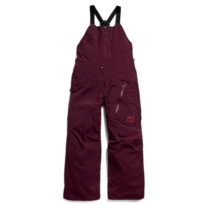 BURTON W [AK] GORE CYCLIC 2L BIB PANTS RUM RAISIN M