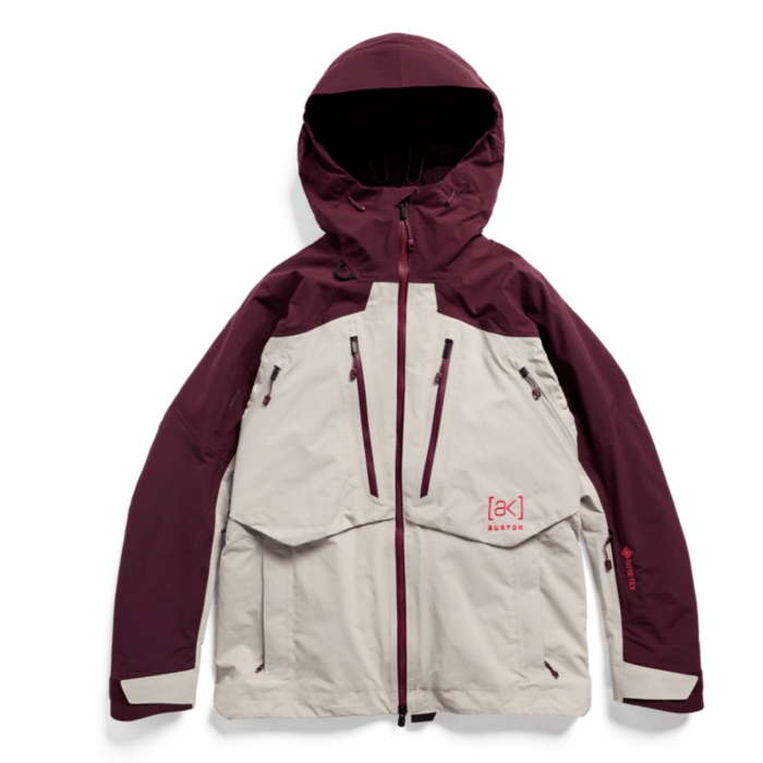 BURTON W [AK] GORE SWASH 2L INSULATED RUM RAISIN/CHINCHILLA GRAY S